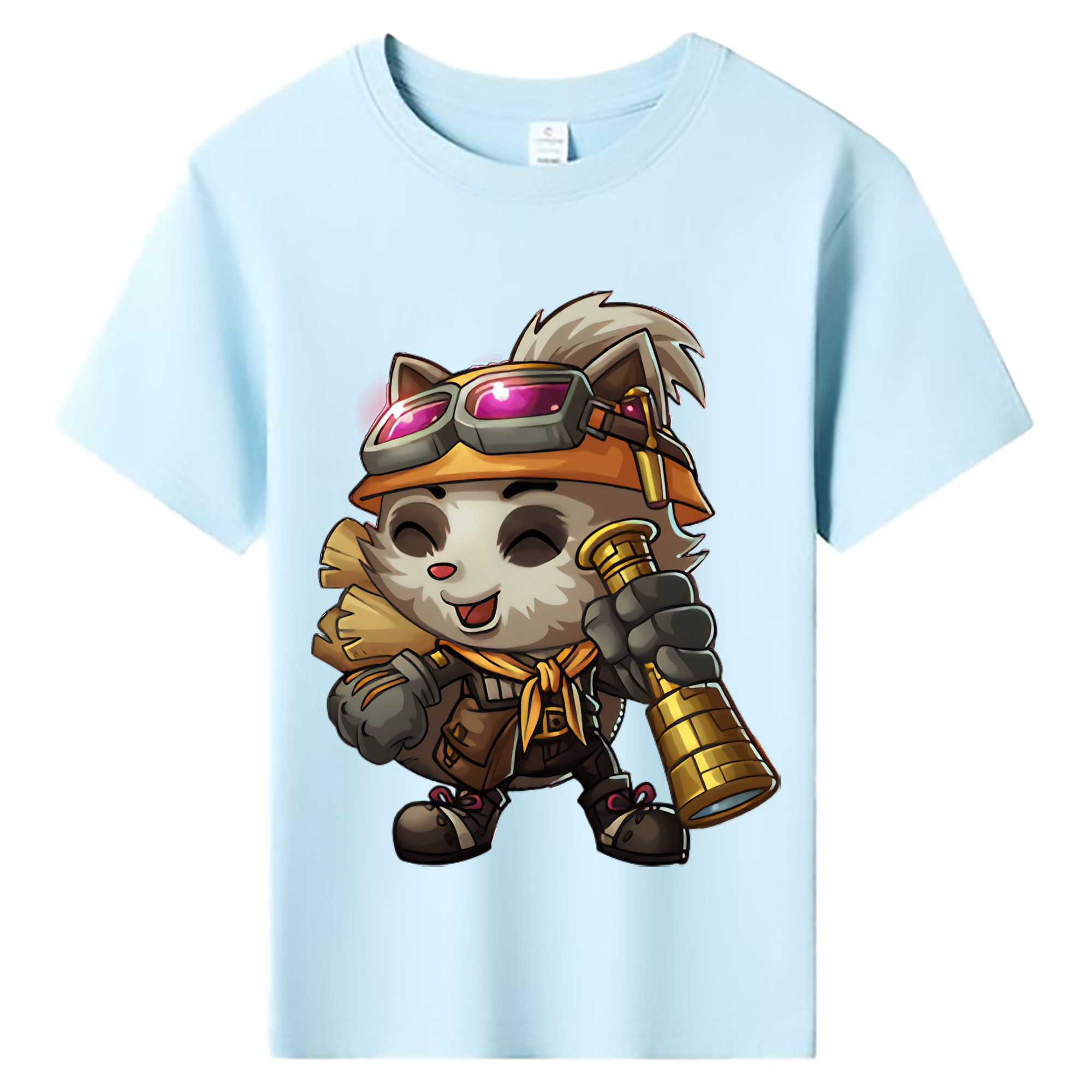 （画像用） リーグ・オブ・レジェンド League of Legends LOL 綿100％キッズTシャツ（フロントプリント）